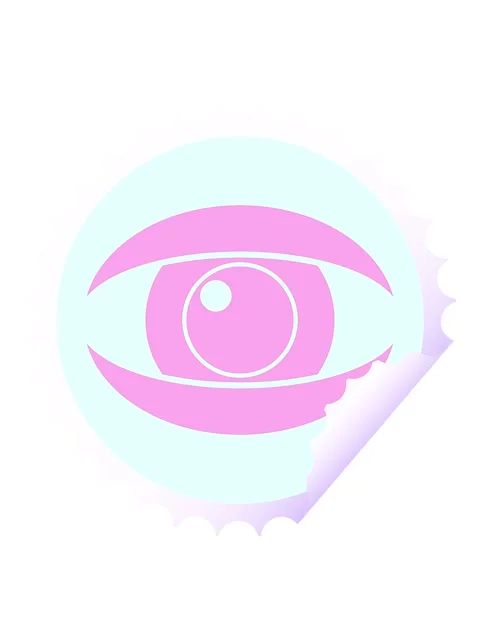 Neon light effect animation of staring eye graphic vector circular peeling .. Stock Footage 324397753