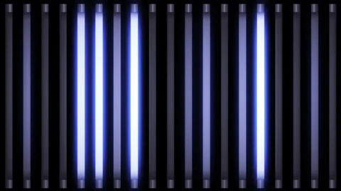 Neon Light Flashing Panel Looped Video Stock Footage 145146539