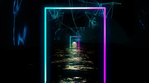 Neon Light Stock Footage 128283012