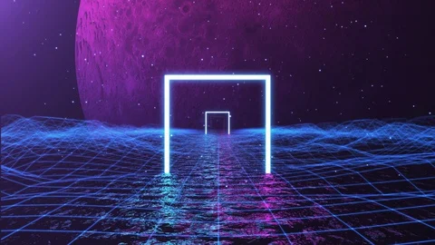 Neon Light Stock Footage 128283933