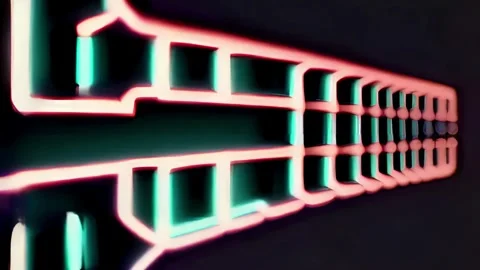 The neon light Video stock 249045800