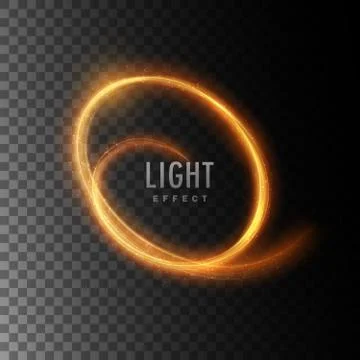 Neon light glowing effect. Stock Illustration