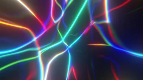 Neon Light Grid Abstract VJ Background Loop Stock Footage 333300413