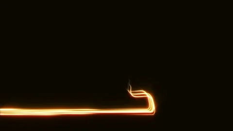 Neon light head shape Stock Footage 87227057