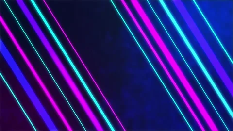 Neon light line glow tech motion graphic loop background element shape Stock Footage 346739016