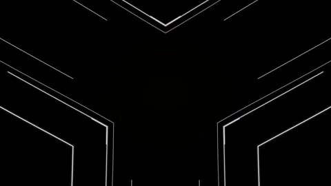 Neon Light Lines on Black Background. Stock-Footage 329466796