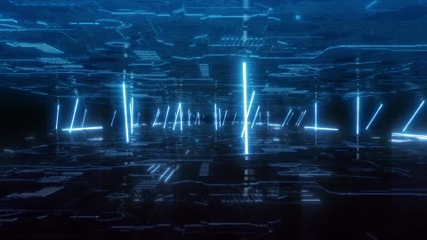 Neon Light Loop Stock Footage 261140420