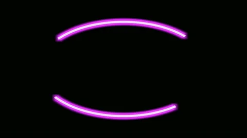 Neon light modern border animation motion graphics for video elements. Video stock 236376632