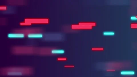 Neon Light Motion Background, Red Blue Background Video Loop Stock Footage 232386723