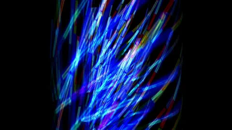 Neon Light Motion Mapping Stock Footage 24720682