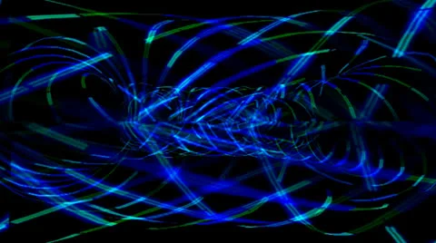 Neon Light Motion Mapping 库存影片 24720788