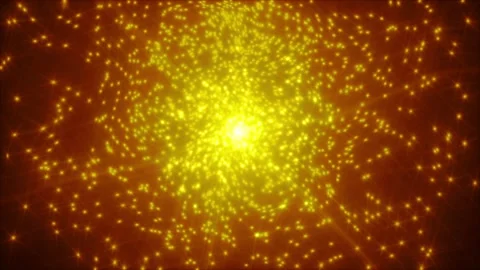 Neon light particle bokeh loop animation Stock Footage 146000125