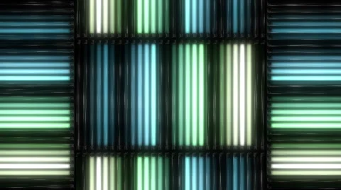 Neon Light Pattern Green and Blue Stock-Footage 49558721