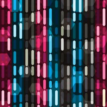 Neon light seamless Illustrazione stock