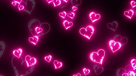 Neon Light Shapes Stock Footage 287138686