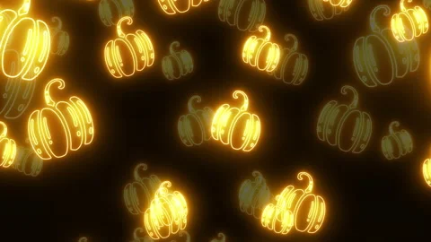 Neon Light Shapes Stock Footage 287140771