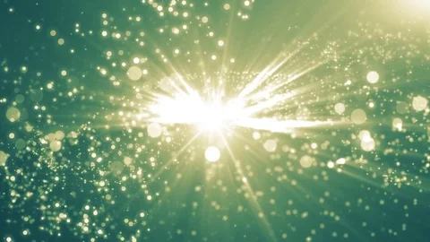 Neon light shine particles bokeh, holiday concept. Christmas animated golden  Stock-Footage 82465920