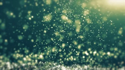 Neon light shine particles bokeh, holiday concept. Christmas animated golden  Video stock 82472770