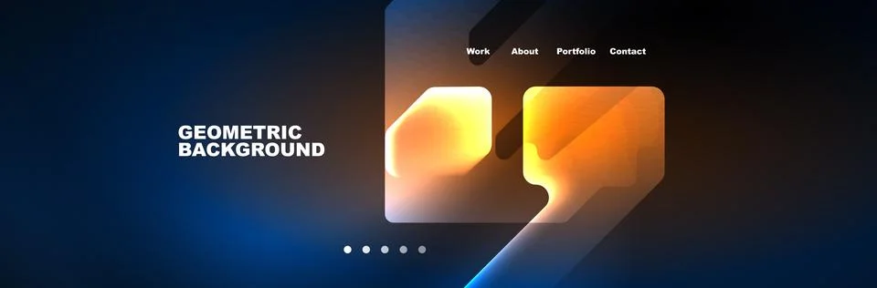Neon light shiny high-speed technology abstract background. Movement pattern for Stock Illustration