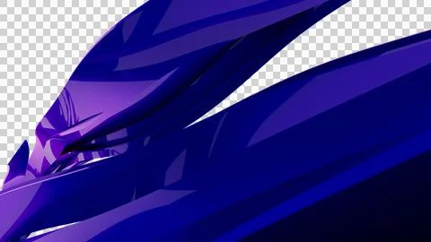 Neon Light Space Ribbon Structure Stock Illustration