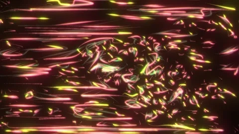 Neon Light Streaks 库存影片 326715553