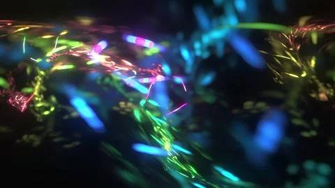 Neon Light Streaks Stock Footage 326715597