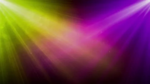 Neon light through smoke and particles. Stock Footage 168465242