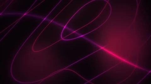 Neon Light Trails on Dark Background. Stock Footage 340037854