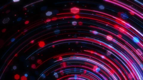 Neon Light Trails Stock Footage 171102526