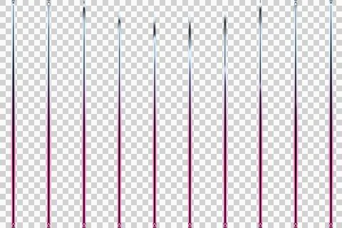 Neon light tubes glowing pink and white in dark studio setting transparent イラスト素材