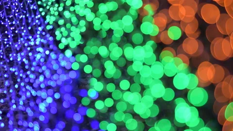 Neon light in Tunnel light. Video stock 143437527