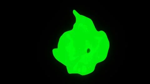 Neon Light Wave on Black Background Stock Illustration