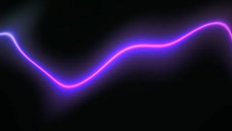 Neon light wave energy flow. Stock Footage 335114031