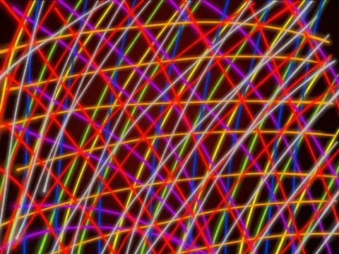 Neon Light Weave Illustrazione stock