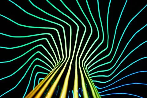Neon lighting glow abstract background. Stock Photos