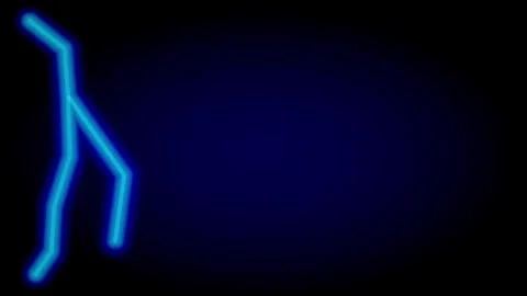 Neon Lightning Bolt Stock Footage 335632939