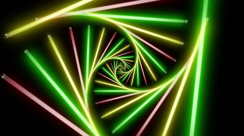 Neon Lights 2 Stock Footage 46802893