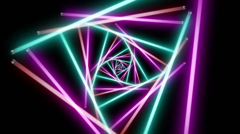 Neon Lights 3-2 Stock Footage 46802907