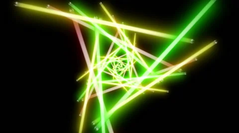 Neon Lights 4 Stock Footage 46802922