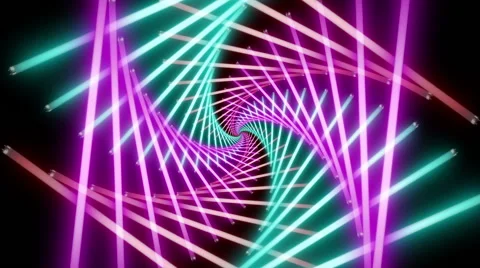 Neon Lights 5-2 Stock Footage 46802925