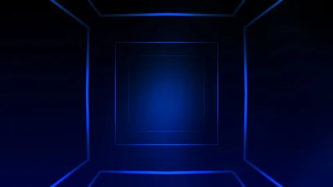 Neon lights, abstract seamless background, looped animation, fluorescent Video stock 100851602