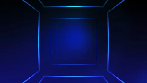 Neon lights, abstract seamless background, looped animation, fluorescent Video stock 100852065