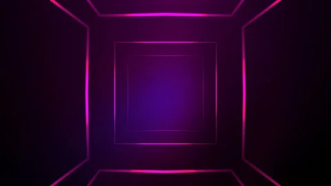 Neon lights, abstract seamless background, looped animation, fluorescent Video stock 100853082