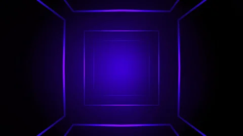 Neon lights, abstract seamless background, looped animation, fluorescent Video stock 100854662