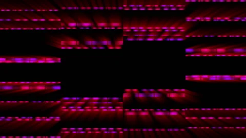 Neon lights animated background loop Stock Footage 158149534