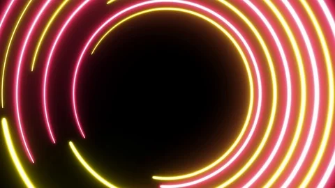 Neon Lights Bars Sign SERIAL NEON LIGHTS 1-10 Stock Footage 117172958