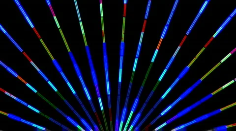 Neon Lights Clip 2 of 2 Stock Footage