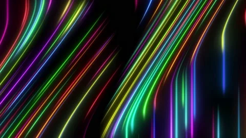 Neon lights, colourful lines concept background. Stock Footage 146436152