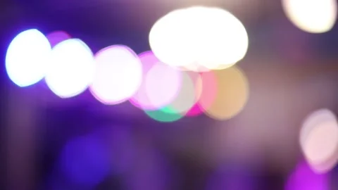 Neon lights on the dance floor 스톡 동영상 147677916