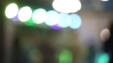 Neon lights on the dance floor Video stock 147677938